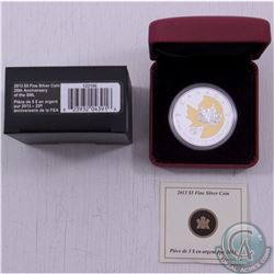 RCM Issue: 2013 Canada $5 25th Anniversary of the Silver Maple Leaf Fine Silver Coin with Selective