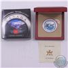 Image 1 : RCM Issue: 2003 $20 Canadian Rockies Coloured Coin (TAX Exempt). Please note that the outer box is s