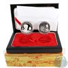Image 1 : RCM Issue: 1998 Canada $5 60th Anniversary of Norman Bethune's Arrival in China Coin 2-coin Set. As 