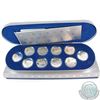 Image 1 : RCM Issue: 1990 to 1994 Complete Aviation Series one 10-Coin Set with Original RCM display