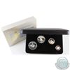 Image 1 : RCM Issue: 2004 Canada Arctic Fox 4-Coin Set issued by the RCM (TAX Exempt). Coins come with all ori