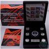Image 1 : Canada Post Issue: 2003 NHL All-Stars Limited Edition 6 coin Stamp and Medallion set. This deluxe se