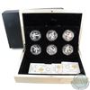 Image 1 : RCM Issue: 2015 Canada $10 Fine Silver NHL Goalies 6-coin subscription set in Deluxe Wooden display 