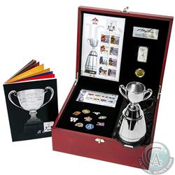 Canada Post Issue: 2012 Ultimate CFL Fan Set in Beautiful Wooden Display Case. Issued by Canada Post