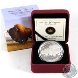 RCM Issue: 2013 Canada $100 Bison Stampede Fine Silver Coin (1st coin in the $100 for $100 Series) T