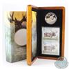 Image 1 : RCM Issue: 2004 Canada Majestic Moose $5 Coin and Stamp Set