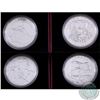 Image 2 : RCM Lot: 4x 2010, 2011, 2012 and 2015 Canada Commemorative Brilliant Uncirculated Silver Dollars (TA