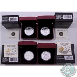 RCM Lot: 4x 2014 Canada $5 Tradition of Hunting Series Fine Silver Coins. You will receive the 2013