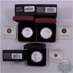 RCM Lot: 2012 Canada $20 Queen's Diamond Jubilee Fine Silver Coins (TAX Exempt). This Lot include