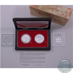 RCM Issue: 1998 Canada $5 60th Anniversary of Norman Bethune's Arrival in China Coin 2-coin Set (2nd