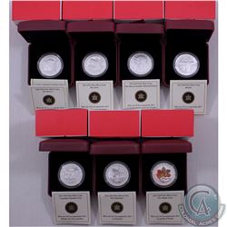 RCM Lot: 7x 2013 O Canada Series $10 Fine Silver Coins. (TAX Exempt) This lot includes: 2013 Inukshu