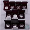 Image 1 : RCM Lot: Complete set of Canada Commemorative Silver Dollars from 1980 to 1989. Sold as is (9pcs)
