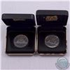 Image 1 : RCM Lot: 1968 & 1969 Cased Canada Voyageur Dollars in original display cases with the Ottawa Mint (1