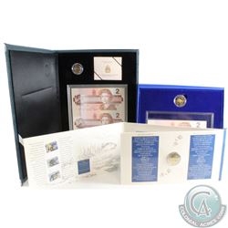 RCM Lot: 3x 1996 $2 Coin and Banknote Series sets. This lot includes: 1996 RCM $2 Proof Coin and BRX