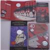 Image 1 : RCM Lot: 1997, 1998, 1999 and 2005 Brilliant Uncirculated Silver Dollar sets. This lot includes the: