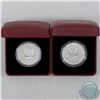 Image 1 : RCM Lot: 2010 Canada Piedfort 1oz Silver Maple Leaf and 2012 Canada $10 Maple Leaf Forever Fine Silv