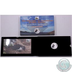 RCM Issue: 2014 Canada Baby Wildlife $20 Atlantic Puffin Stamp and Fine Silver Coin Set. Comes in a 