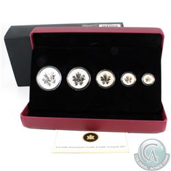 RCM Issue: 2013 Canada Silver Maple Leaf Fractional Set - 25th Anniv. of the Silver Maple Leaf Coin 