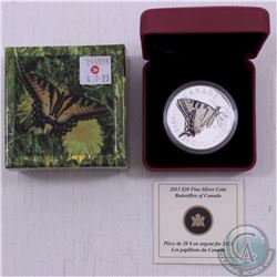 RCM Issue: 2013 Canada $20 Butterflies of Canada - Canadian Tiger Swallowtail Fine Silver Coin (TAX 