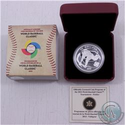 RCM Issue: 2013 Canada $20 World Baseball Classic - Fielder 1oz Fine Silver Coin (TAX Exempt)