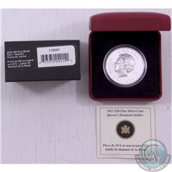 RCM Issue: 2012 Canada $20 Ultra High Relief Queen's Diamond Jubilee Portrait Fine Silver Coin (TAX 