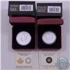 Image 1 : RCM Lot: 2x Canada 2011 $10 1/2oz Maple Leaf Forever and 2014 $5 1oz Fine Silver Maple Leaf Reverse 