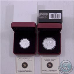 ESTATE Lot of 2x RCM Issued Items. Contains the 2011 Canada $10 1/2oz Maple Leaf Forever and 2013 $3