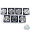 Image 2 : RCM Lot: 1981-1997 Canadian Commemorative Brilliant Uncirculated Silver Dollars. The dates included 