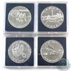 Image 1 : RCM Lot: 1984-1992 Canada Commemorative Brilliant Uncirculated Silver Dollars. The dates included in