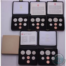 RCM Lot: 1971-1978 Canada Double Penny Sets. Included are the 1971, 2x 1973, 1977, and 1978. Coins c