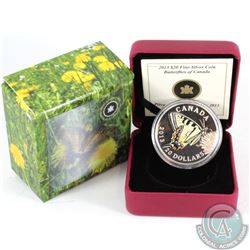 RCM Issue: 2013 Canada $20 Butterflies of Canada Series - Canadian Tiger Swallowtail Fine Silver Coi