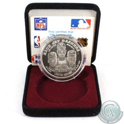 Mint Issue: 1992 1oz .999 Fine Silver Toronto Blue Jays Bashers Limited Edition Coin (Coin #0523) Co