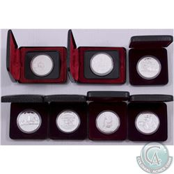 RCM Lot: 1975-1990 Canada Commemorative Silver Dollar Coins. The dates you will receive are: 1975, 1