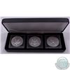 Image 1 : RCM Lot: Complete set of the $5 1oz Vancouver 2010 Olympic Commemorative Silver Maple Leaf Coins. Yo