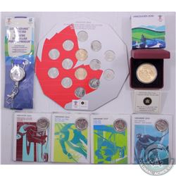 RCM Lot: 7x Royal Canadian Mint Items Commemorating the Vancouver 2010 Olympic Games (TAX Exempt). T