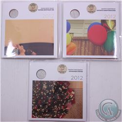 RCM Lot: 3x 2012 Gift Sets with Commememorative Quarters. The sets you will receive are: 2012 Baby S