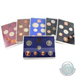 Royal Mint: 1971, 1974, 1977, 1979, 1982 and 1985 Great Britain Proof Sets. ( 6 sets)