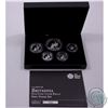 Image 1 : Royal Mint Issue: 2013 United Kingdom 5-coin Fine Silver Britannia Fractional Proof Set. Comes in bl