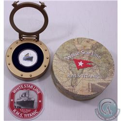 NZ Mint Issue: 2012 $2 Niue 1oz .999 Fine Silver Proof Titanic 100th Anniversary Silver Coin. (TAX E