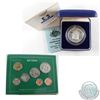 Image 1 : Royal Australian Mint: 1985 Australia $10 Proof Commemorative Silver coin & 1985  Uncirculated coin