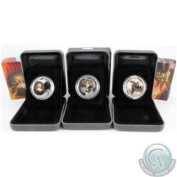 Perth Mint Issue: 3x Australia Bush Babies II Series 50-cent 1/2 oz. Proof Silver Coins. You will re