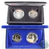 Image 1 : US Mint: 1986 United States Liberty 2-coin set & 1989 US Congressional 2-coin set. Coins come with a