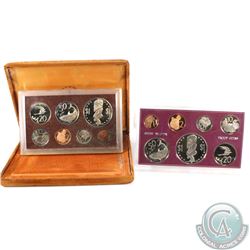 Franklin Mint lot: 1972 & 1975 Cook Island 7-coin Proof Set. (2 sets)