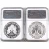 Image 2 : US Mint: 2x 2012-S United States $1 San Francisco Eagle Set NGC PF-70 Proof & Reverse Proof with Tro