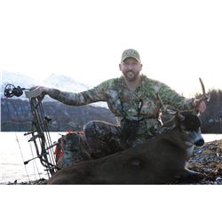 Sitka Blacktail Deer hunt on Kodiak Island in Alaska for One (1) Hunter