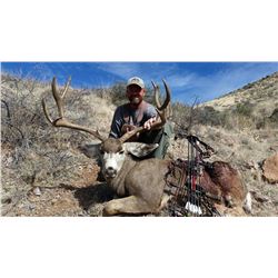 7-Day Fully Outfitted Arizona Mule Deer/ Coues Deer Hunt for One (1) Hunter
