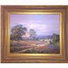 Image 1 : SOUTHWEST GALLERY: Hill Country Landscape - Original Oil on Canvas by Kay Walton