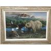 GARY SWANSON ORIGINAL OIL ON CANVAS “SALMON SEASON”