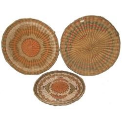 3 Hopi Baskets
