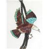 Image 2 : Zuni Inlay Bolo Tie